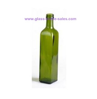 墨绿色橄榄油瓶
