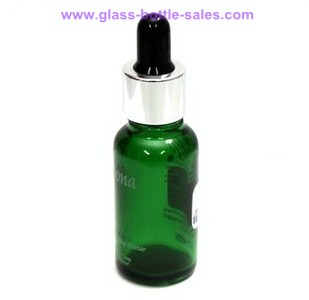绿色精油瓶