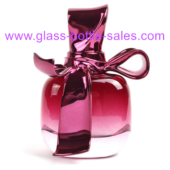 50ml Bowknot Colored Perfume Glass Bottle