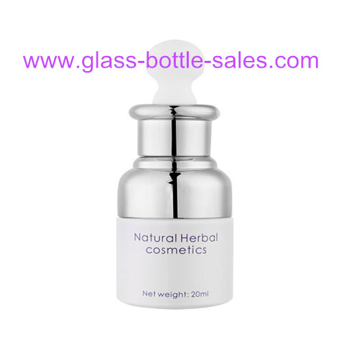 20ml White Glass Essence Bottle With Droppers