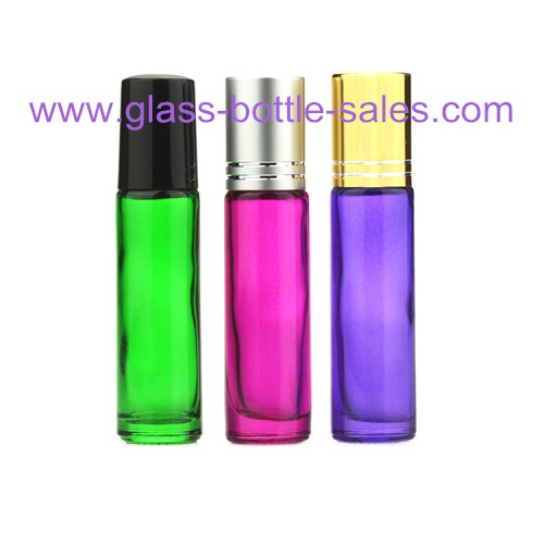 10ml Color Painting Round Perfume Roll On Bottles