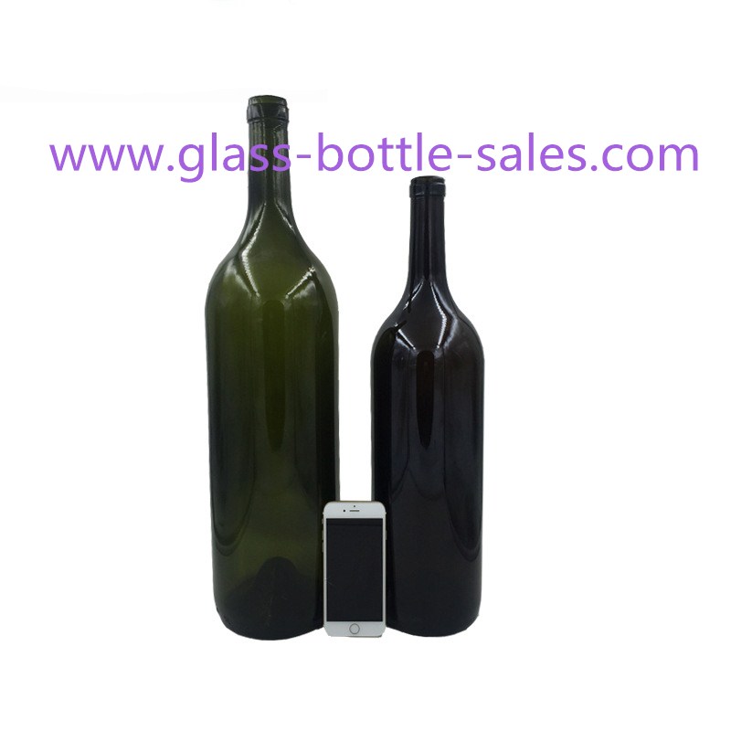 3000ml,5000ml Antique Green Wine Bottles