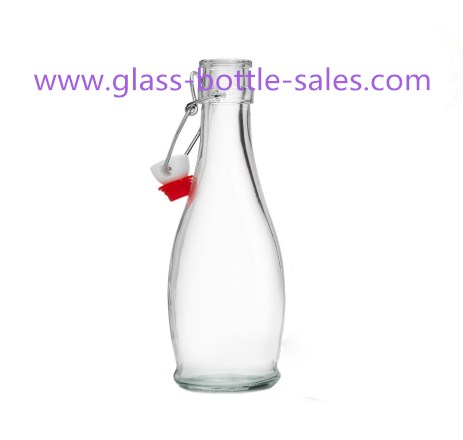 350ml New Item Clear Swing Top Glass Beverage Bottle