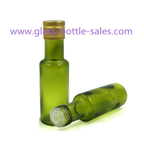 100ml Dark Green Round Olive Oil Bottle