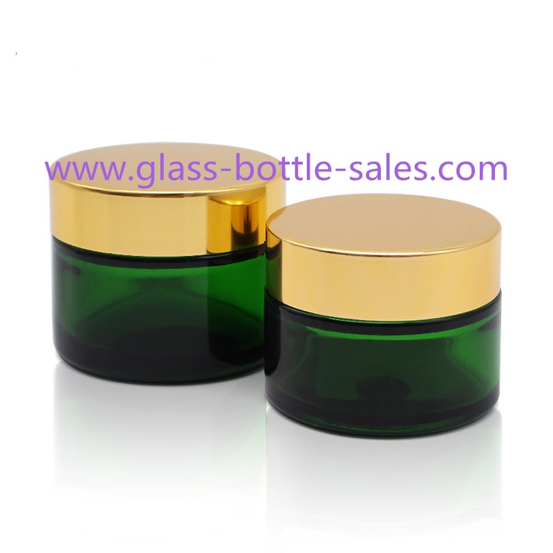 20g,30g,50g绿色玻璃膏霜瓶