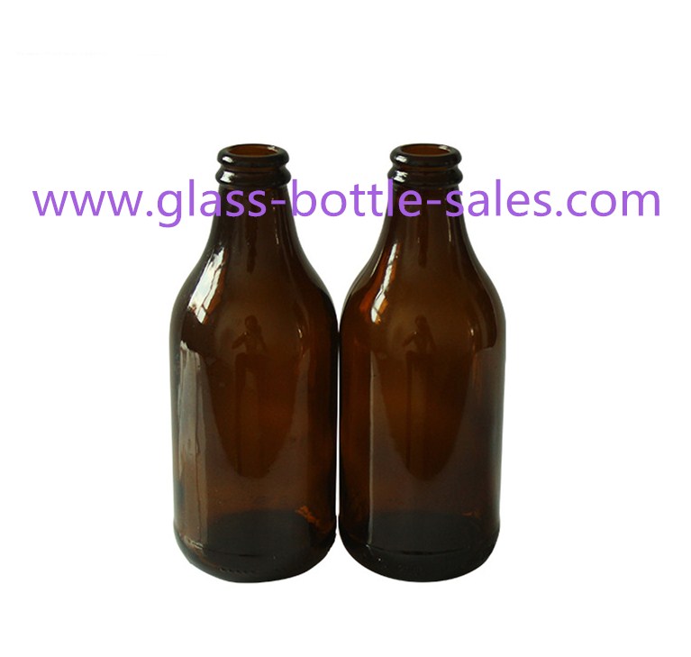 296ml Amber Beer Glass Bottle