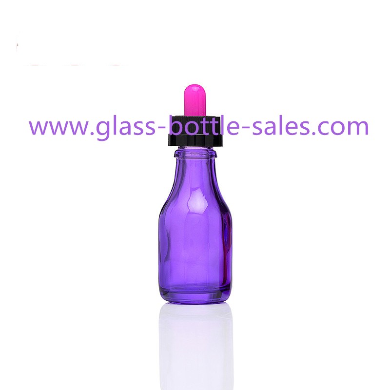 30ml New Item Purple E-liquid Glass Bottle