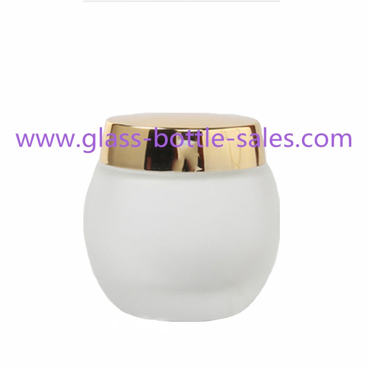 120g Frost Glass Cream Jar With Lid