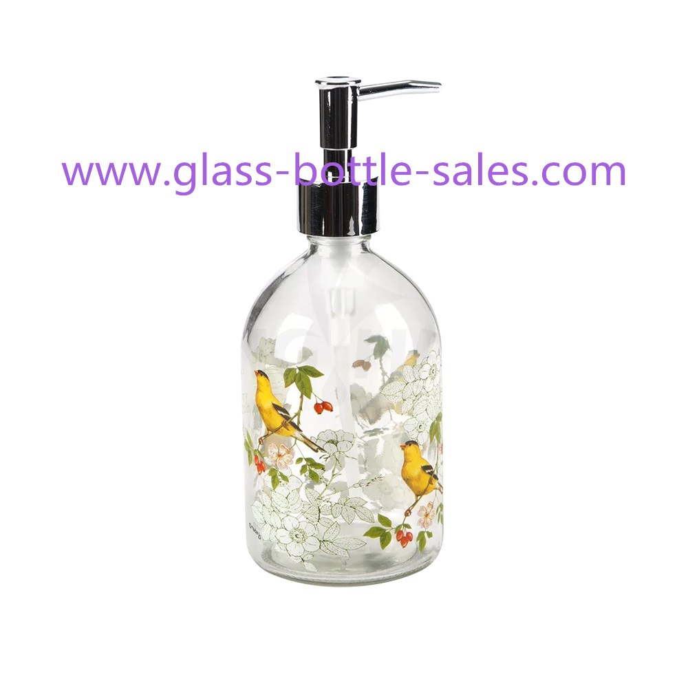 500ml New Item Empty Hand Wash Glass Bottle